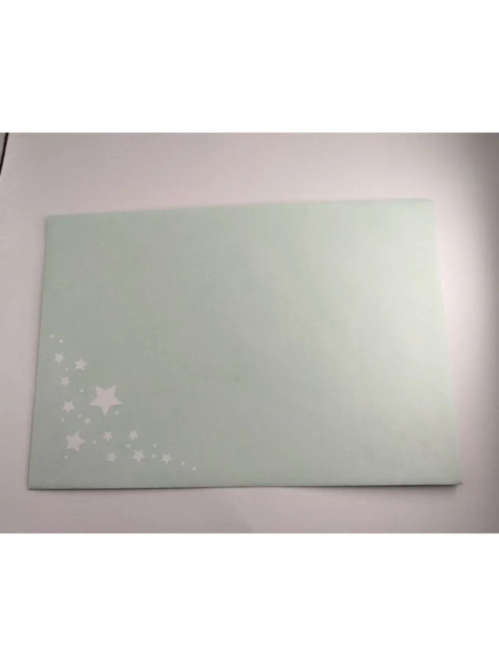 Salesian Missions Christmas Card Angel Manger Nativity Baby Jesus Envelope